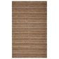 L&R Resources Natural Fiber Striped 5" x 7"9" Jet Black Area Rug, , large