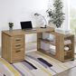 Pacific Landing Yvette L-Shape Computer Desk in Mango, , large