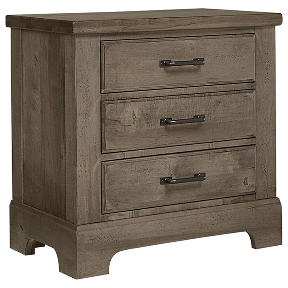 Viceray Collections Cool Rustic 5-Piece King Plank Bedroom Set with Storage in Stone Grey, , large