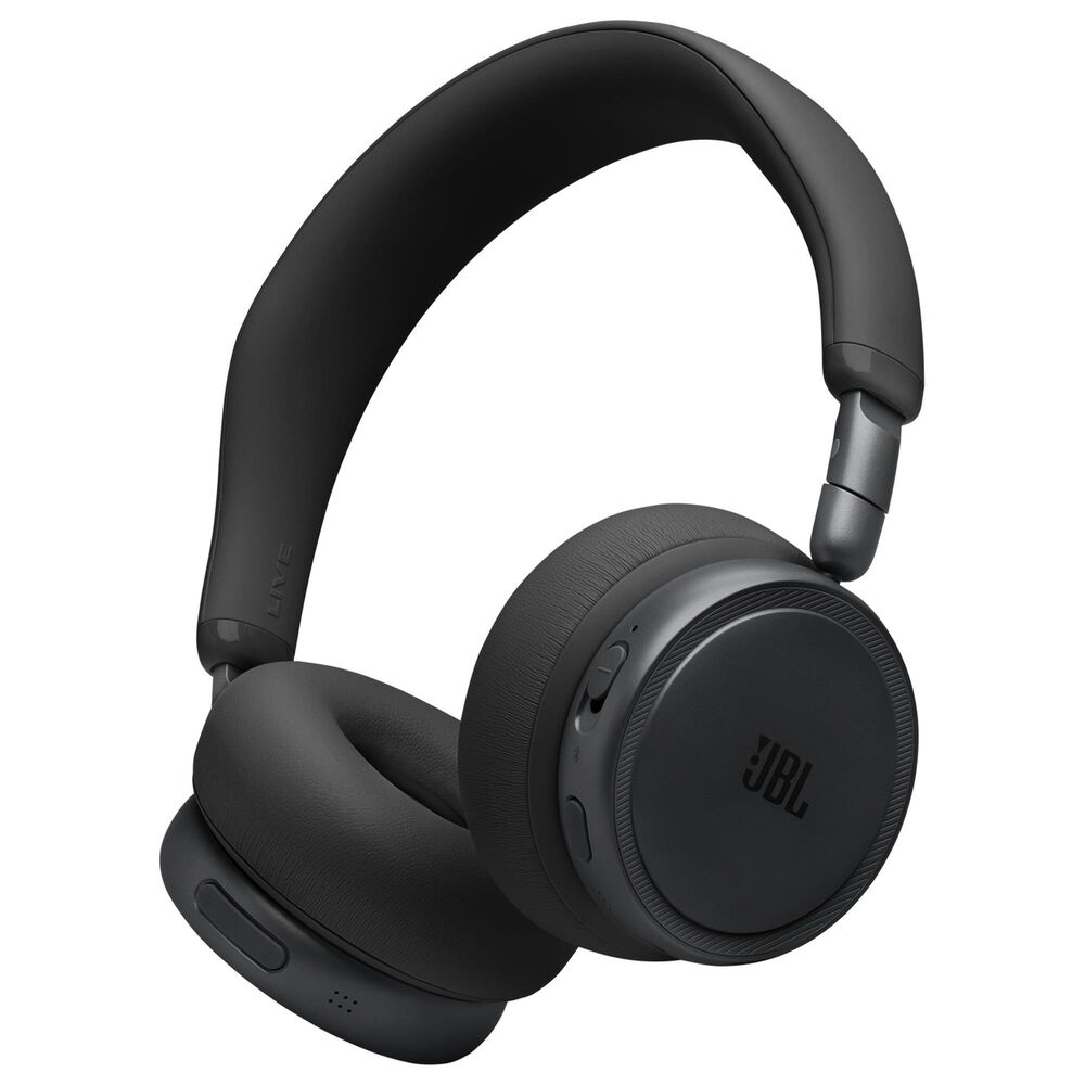 JBL Live Series Wireless Noise-Canceling On-Ear Headphones in Black, , large