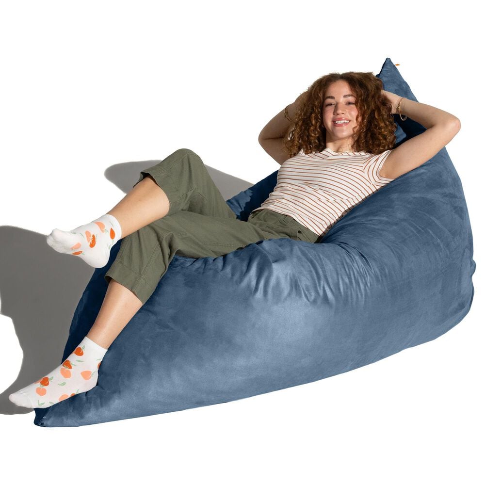Jaxx 5.5&#39; Pillow Bean Bag Pillow in Navy, , large