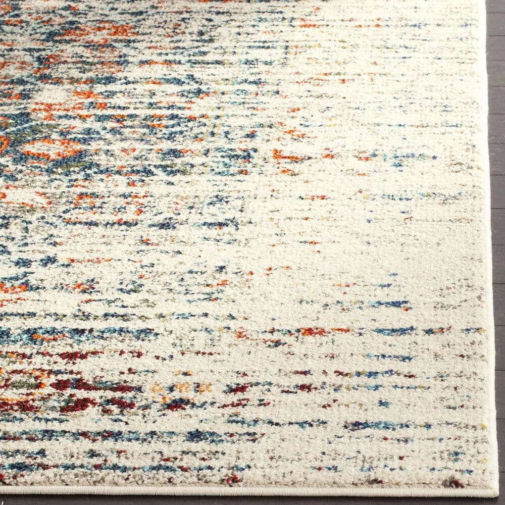 Safavieh Monaco MNC208M-28 2&#39;2&quot; x 8&#39; Ivory/Blue Runner, , large