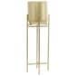 Maple and Jade 41" Dome Planter with Removable Stand in Satin Gold, , large