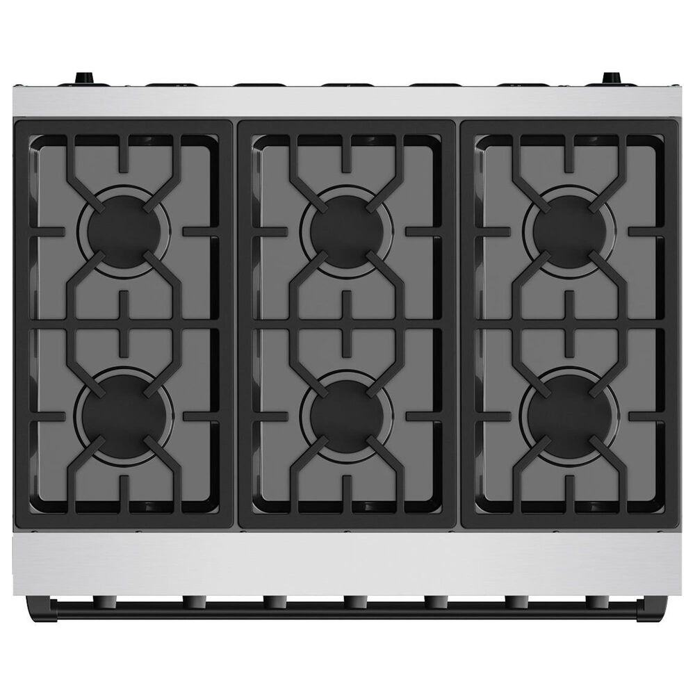 Thor Kitchen Gordon Ramsay 6 Cu. Ft. Professional Gas Range with Black Handle Kit in Stainless Steel, , large