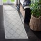 Safavieh Bermuda BMU804A 2" x 12" Ivory and Light Grey Indoor/Outdoor Performance Runner, , large
