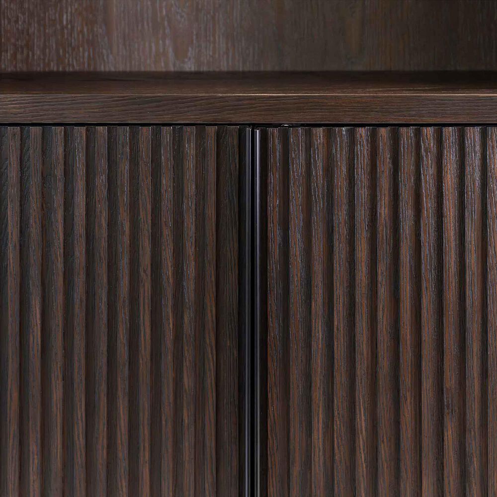 Wycliff Bay Tulane 3-Piece Writing Desk with Bookcase and Lateral File Cabinet Set in Dark Chocolate, , large