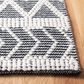 Safavieh Natura NAT482A 2"3" x 8" Ivory and Black Runner, , large