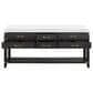 Lexora Home Norwalk 80" Double Bathroom Vanity in Black Oak with White Cultured Marble Top  and Rectangle Sink, , large