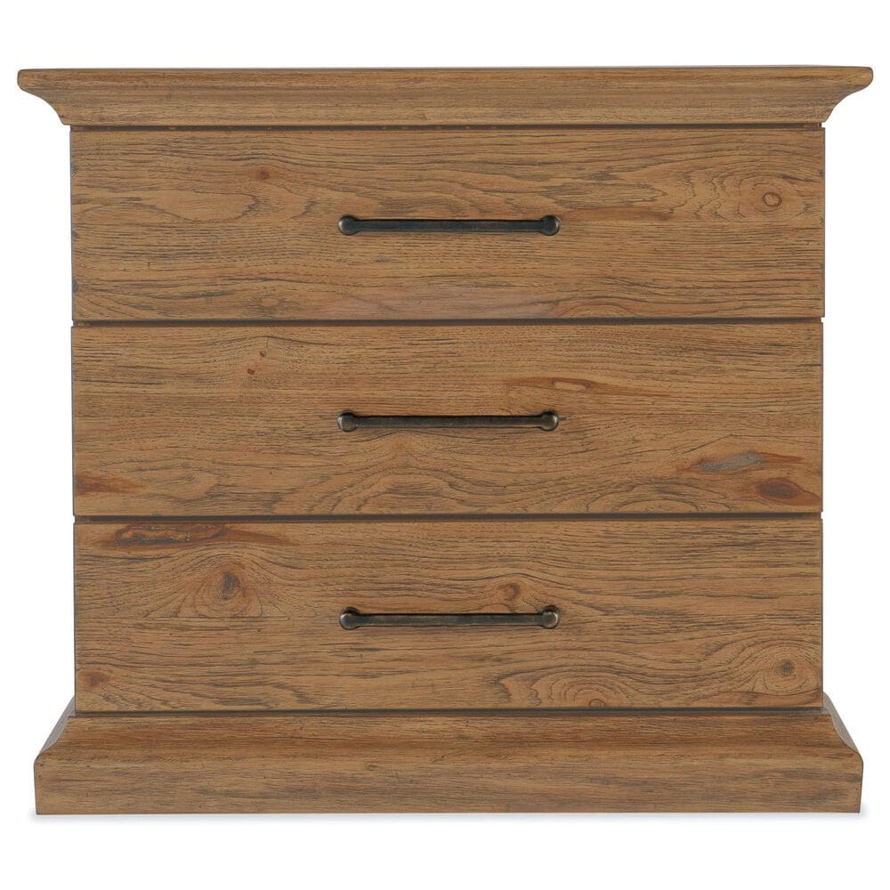 Hooker Furniture Big Sky 4-Piece King Bedroom Set in Charred Timber, Furrowed Bark and Vintage Natural, , large