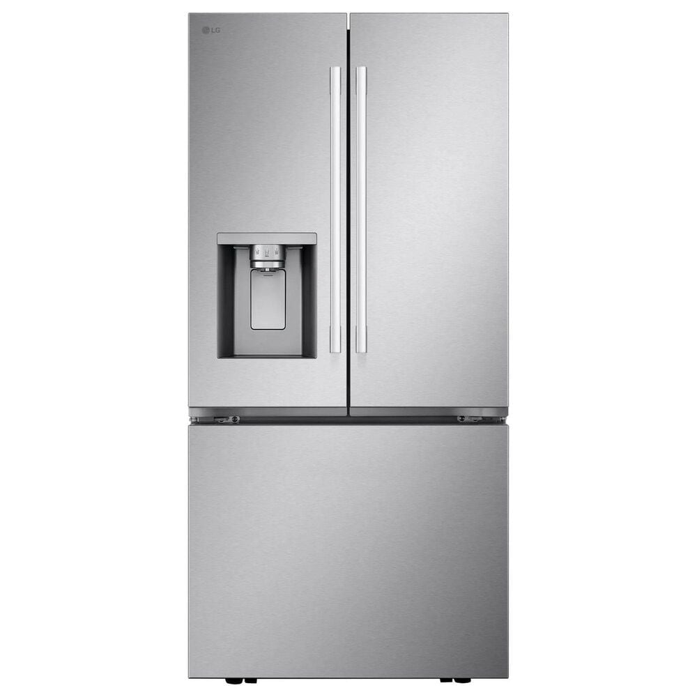 LG 24.5 Cu. Ft. 3-Door French Door Refrigerator in Stainless Steel, , large