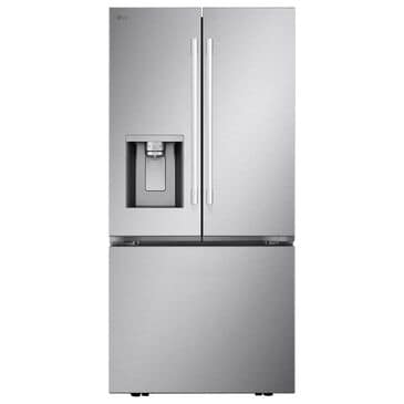 LG 24.5 Cu. Ft. 3-Door French Door Refrigerator in Stainless Steel, , large
