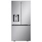 LG 24.5 Cu. Ft. 3-Door French Door Refrigerator in Stainless Steel, , large