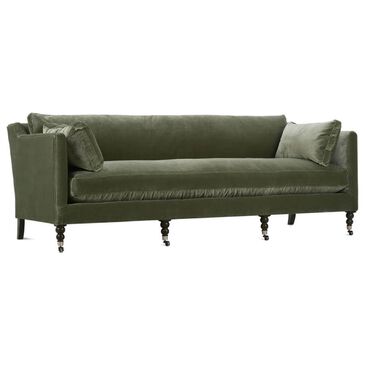 Rowe Furniture Madeline 90" Stationary Sofa in Sage Velvet, , large