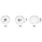 Zentro Living Nero Fluted Sphere Fountain with Lights in Black, , large