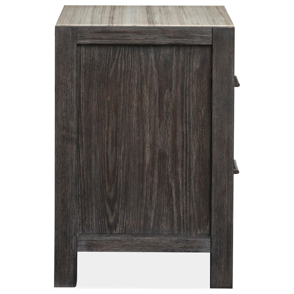Nicolette Home Plum Creek 4 Piece King Upholstered Storage Bedroom Set in Ravenwood Black, , large