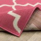 Oriental Weavers Havana Pink and Ivory 5"3" x 7"3" Indoor/Outdoor Area Rug, , large
