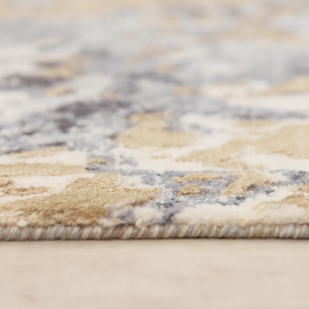 RIZZY Bolero Gray and Multicolor 4' x 6' Area Rug, , large