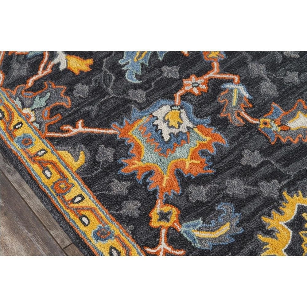 Momeni Ibiza IBI-03 6&#39; x 9&#39; Charcoal Area Rug, , large