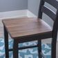 Linon Home Decor Colm Counter Stool in Black and Warm Brown, , large