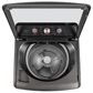 Midea 4.1 Cu. Ft. Top Load Washer and 7 Cu. Ft. Electric Dryer Laundry Pair in Metallic Grey, , large