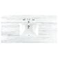 James Martin Vanities Lorelai 48" Single Vanity in Bright White with 3 cm Arctic Fall Solid Surface Top, , large