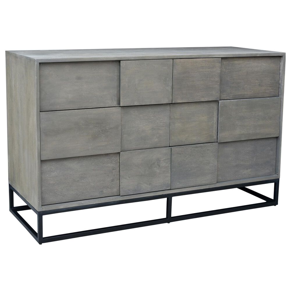 Moe's Home Collection Felix 6 Drawer Dresser in Grey, , large
