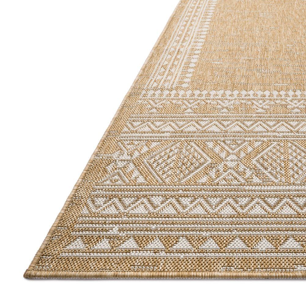 Loloi Easton Ivory and Wheat 4&#39; x 6&#39; Indoor/Outdoor Area Rug, , large