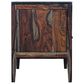 Porter Design Fall River 1 Drawer Nightstand in Brown and Gray, , large