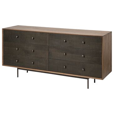 Mercana Grace II Sideboard in Medium Brown and Matte Black , , large