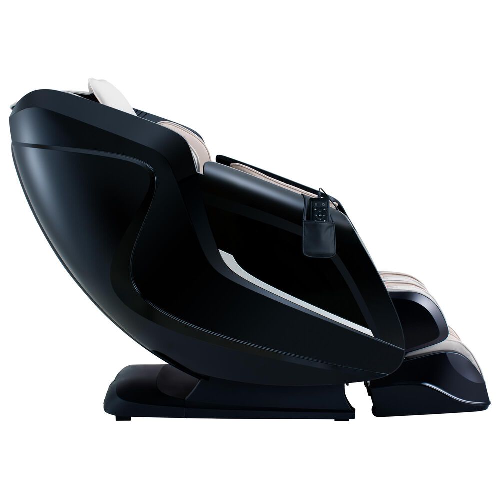 Cozzia Shiatsu Massage Chair with 2D Li Flex Track in Taupe, , large