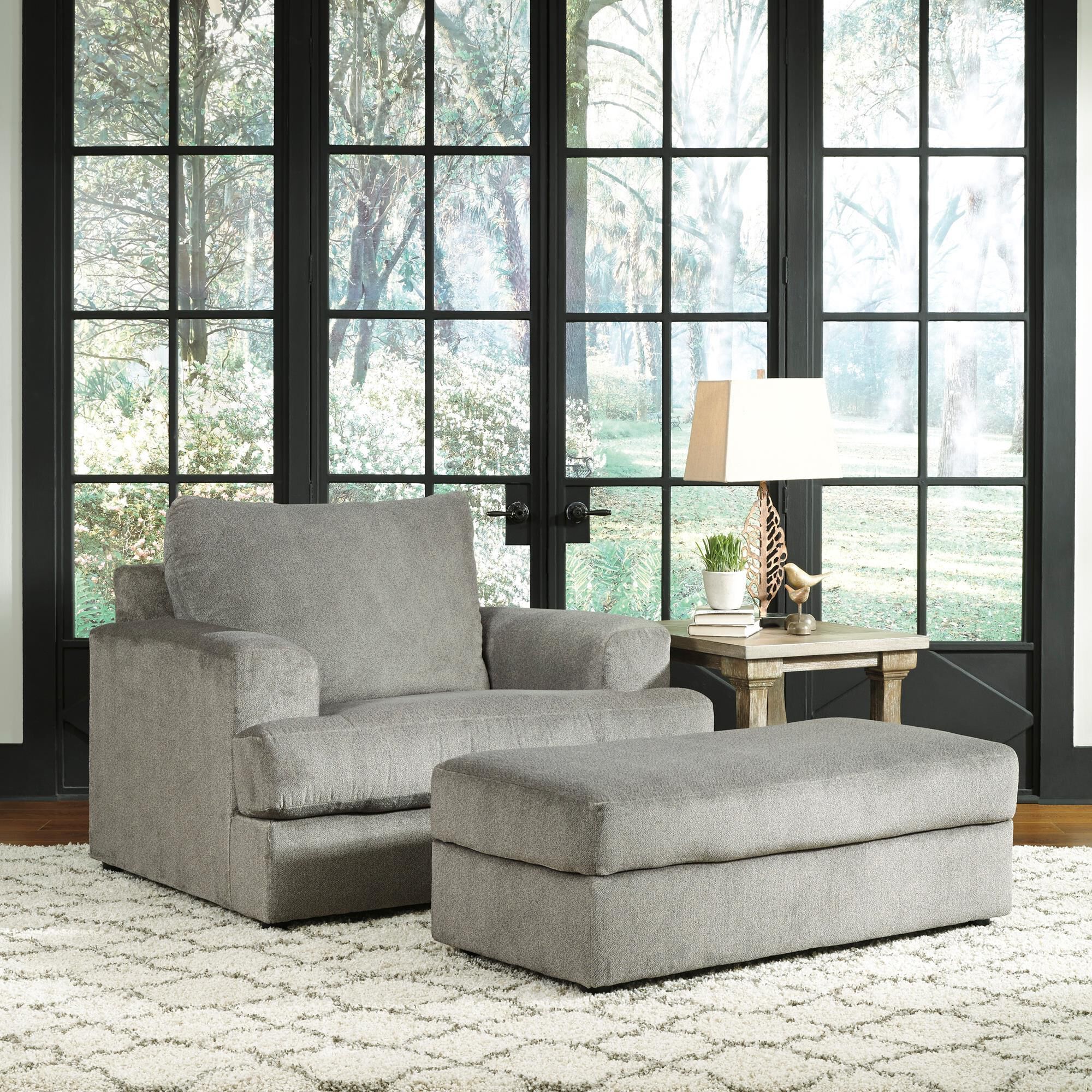 Ashley chair hotsell and ottoman