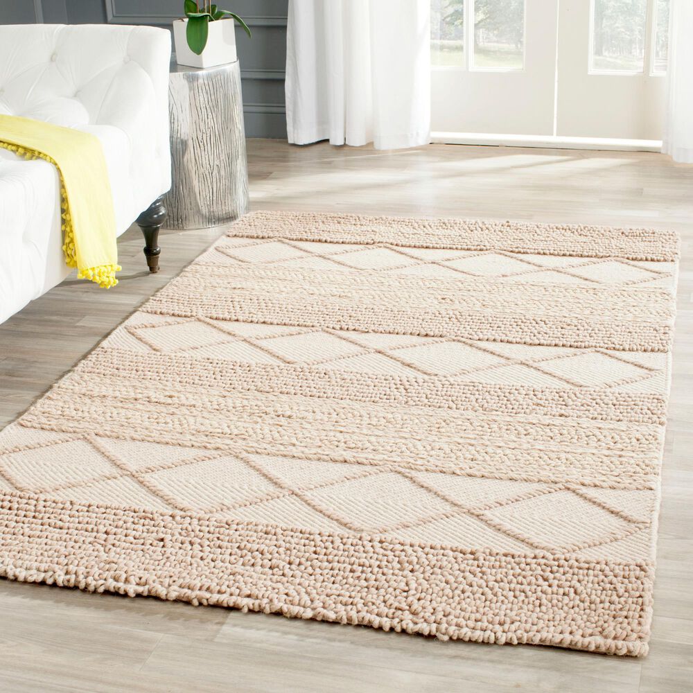 Safavieh Natura NAT217A 4&#39; x 6&#39; Beige Area Rug, , large