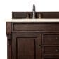 James Martin Vanities Brookfield 60" Double Bathroom Vanity in Burnished Mahogany with 3 cm Eternal Marfil Quartz Top and Rectangle Sinks, , large