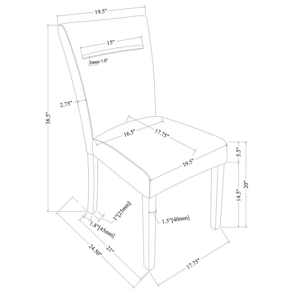 Modern Market 7-Piece Rectangular Dining Set in Grey, White and Natural, , large