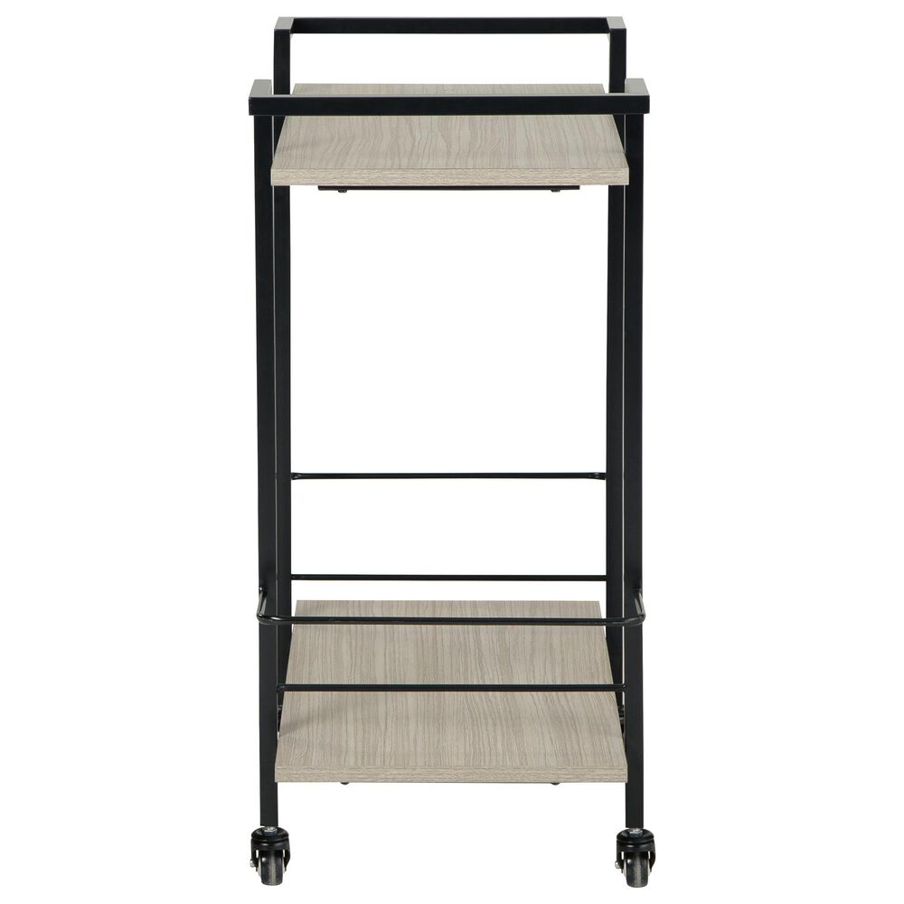 Ashley Waylowe Bar Cart in Light Natural and Black, , large