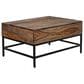 Linden Boulevard Springdale Lift Top Cocktail Table in Brown, , large