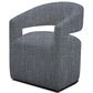 Interlochen Contemporary Parsons Dining Chair in Brent Denim Upholstery, , large