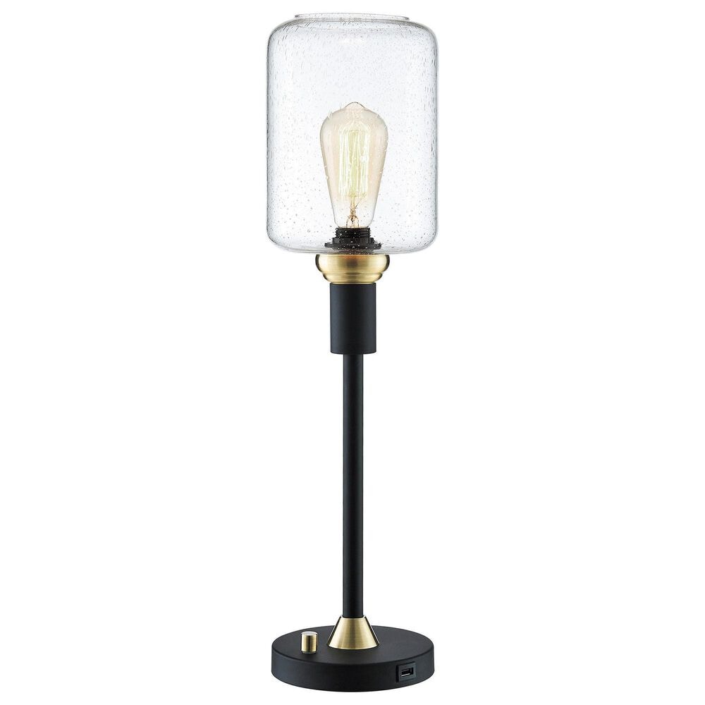 Lite Source Luken 3-Piece Lamp Set in Black, , large