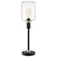 Lite Source Luken 3-Piece Lamp Set in Black, , large