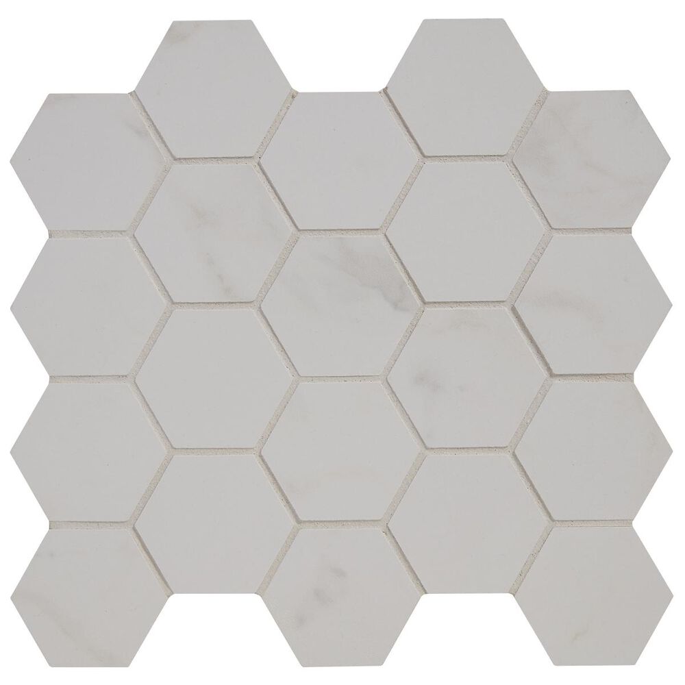 Arizona Tile Themar Venato Gold 11" x 11" Hexagon Porcelain Mosaic Sheet, , large