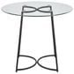 LumiSource Cece Dinette Table in Black and Clear - Table Only, , large