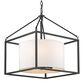 Golden Lighting Manhattan 5-Light Chandelier in Matte Black, , large