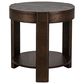 Crystal City Salina End Table in Brown, , large
