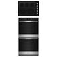 Whirlpool 2-Piece Kitchen Package with 10 Cu. Ft. Double Smart Wall Oven and Electric Cooktop in Fingerprint Resistant Stainless Steel, , large