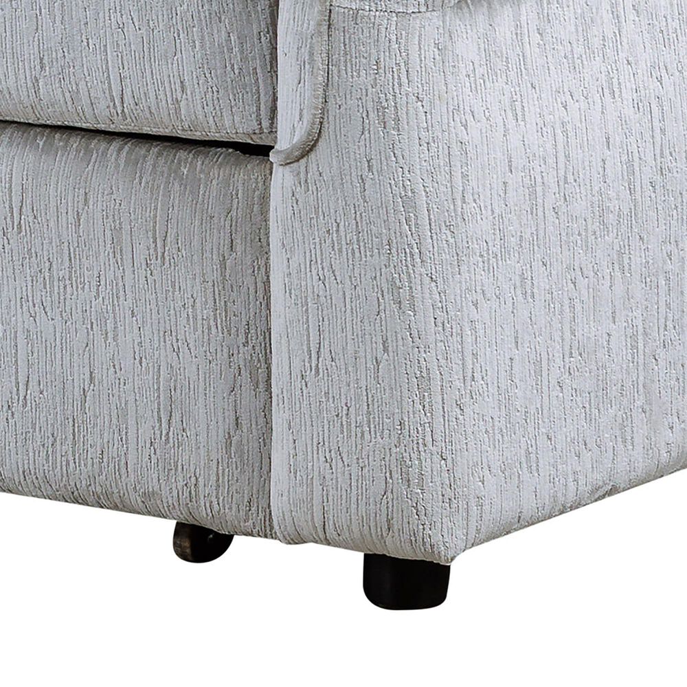 Global Furniture USA Sofa Sleeper with Left-Facing Chaise in Grey, , large