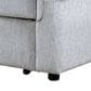 Global Furniture USA Sofa Sleeper with Left-Facing Chaise in Grey, , large