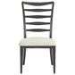 Declan Dining Champlain Side Chair in Distressed Black, , large