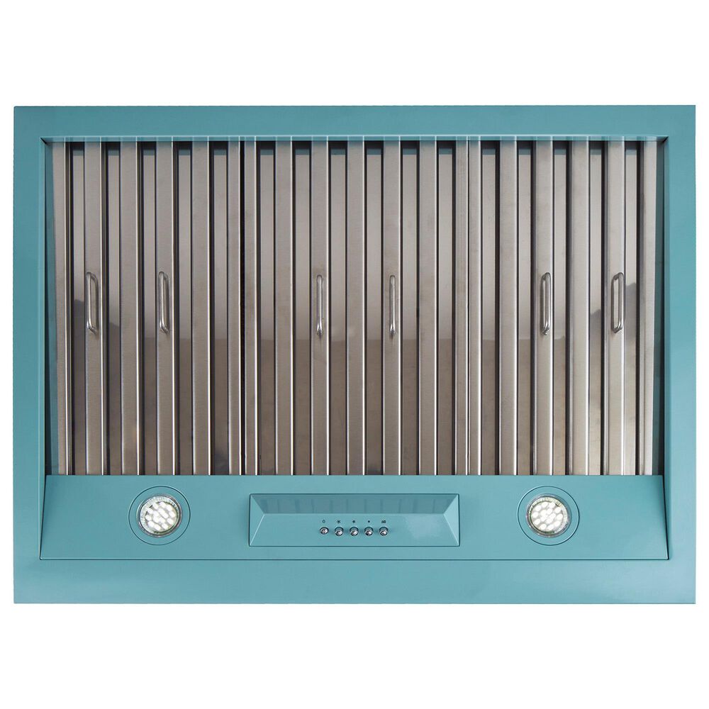 Unique Appliances Classic Retro 24" Under Cabinet Range Hood in Ocean Mist Turquoise, , large