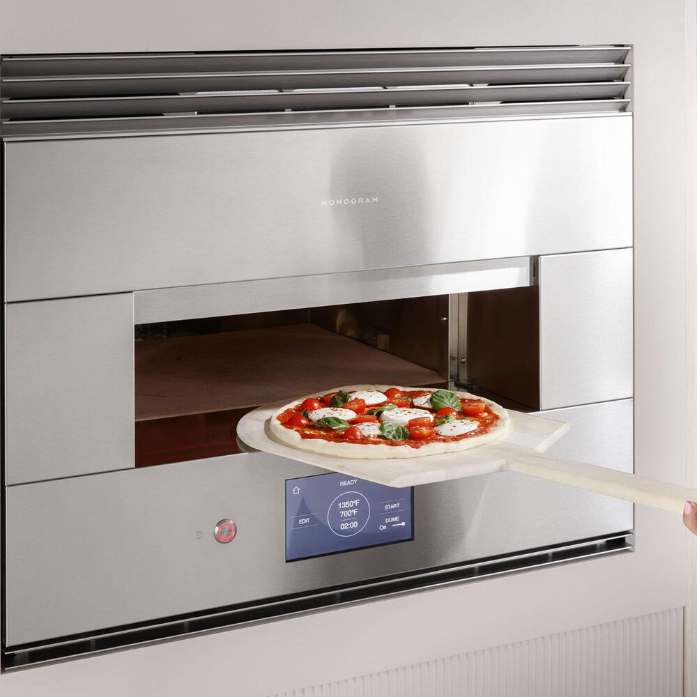 Monogram 30&quot; Smart Flush Hearth Electric Single Wall Oven in Stainless Steel, , large