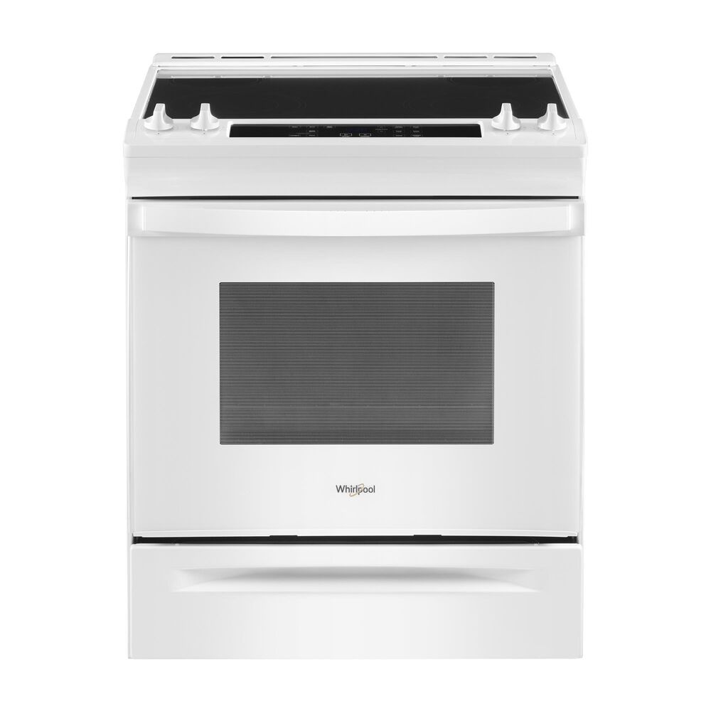 Whirlpool 4.8 Cu. Ft. Electric Range with Frozen Bake in White, , large